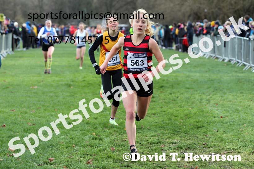 Womens under-17s and under-20s, European Cross Country Championships Trials, Sefton Park, Liverpool. Photo: David T. Hewitson/Sports for All Pics